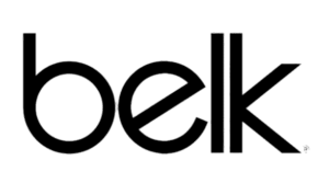 Belk logo in black text on a white background linking to Belk.com